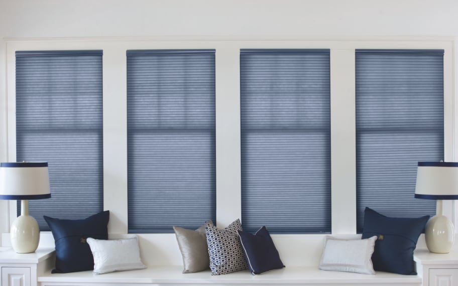 Cellular Blinds in a Sitting Room